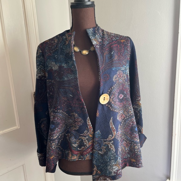 Joseph Ribkoff  one button assymetrical blazer - Picture 4 of 4